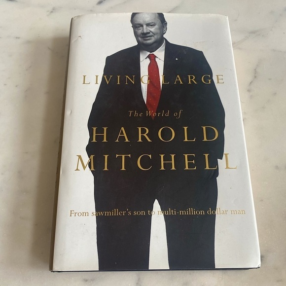 Living Large The World Of Harold Mitchell Hardcover Book - Picture 1 of 4